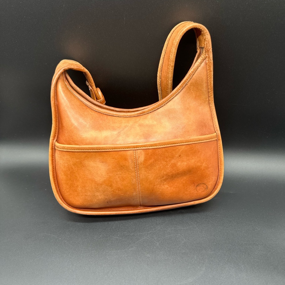 Vintage Galco Handmade In USA Leather Conceal Carry Mertan F419B Bucket Hobo Bag